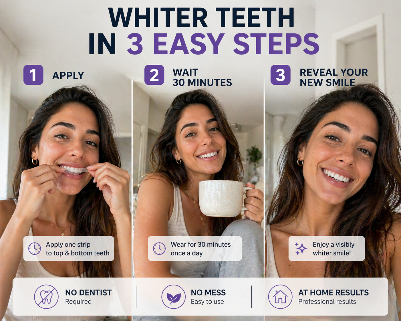 Whitening Strips – Advanced Formula